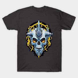 Mecha Skull S03 D90 T-Shirt